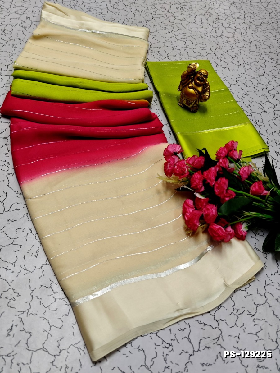 PUSHPA 2 LINEN COTTON SAREES - WHITE