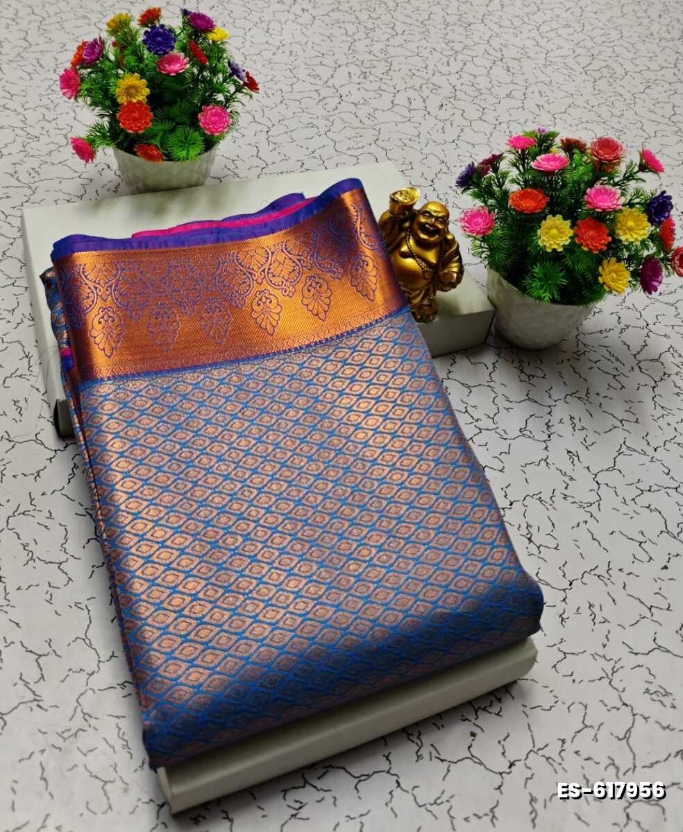 ELITE BRIDAL PICK &PICK SILK SAREES AND WEDDING ART SILK SAREES - NORMAL  BLUE (3)