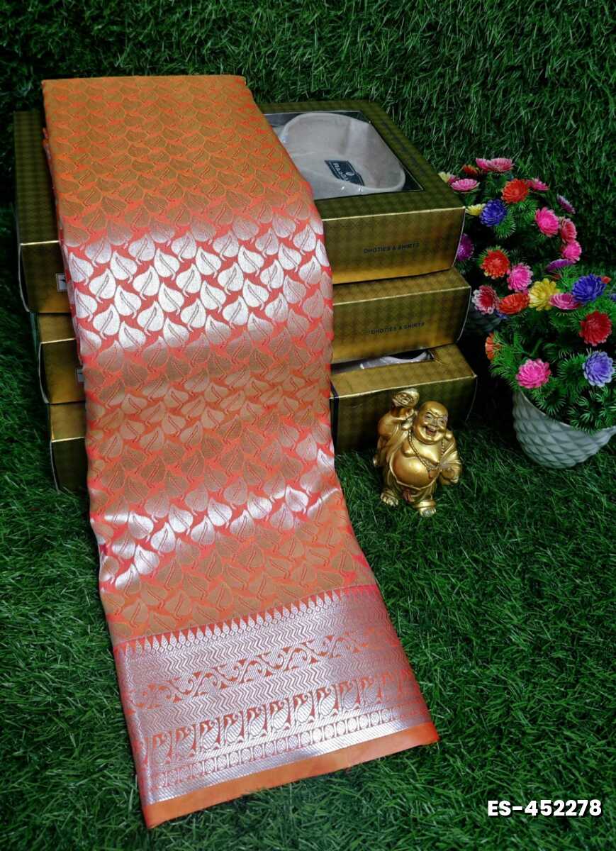 ELITE BRIDAL PICK &PICK SILK SAREES AND WEDDING ART SILK SAREES - BRONCE COLOUR (2)