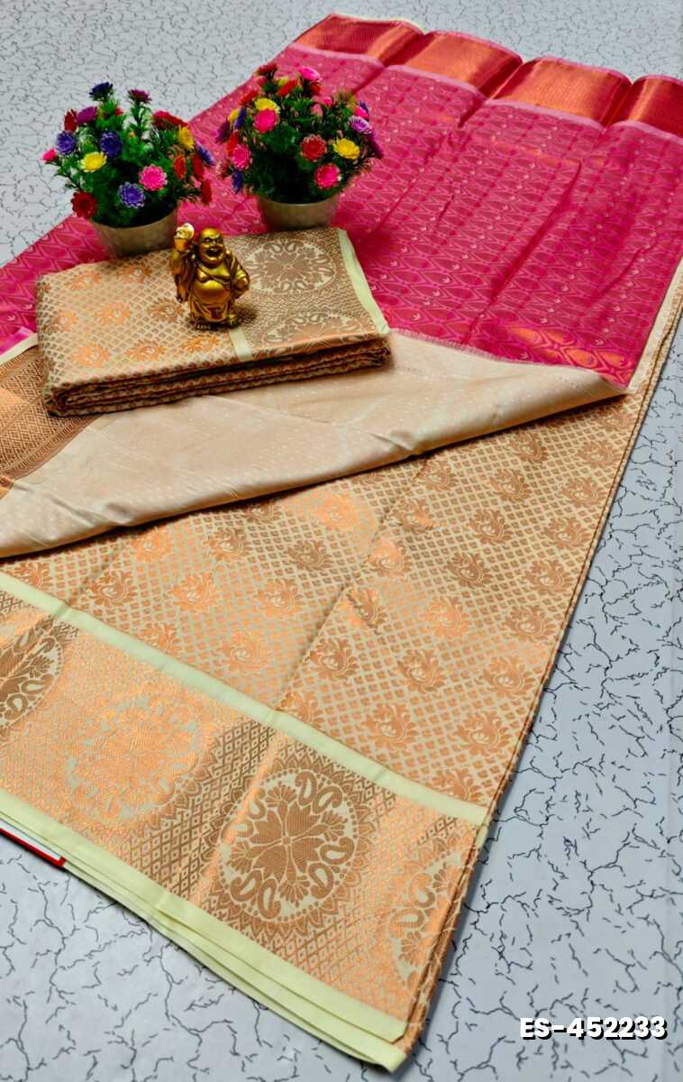ELITE BRIDAL PICK &PICK SILK SAREES AND WEDDING ART SILK SAREES - CREAM (4)
