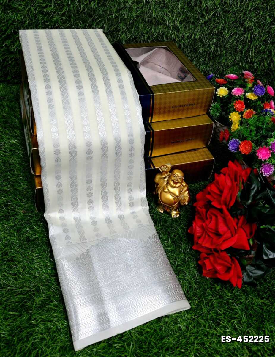 ELITE BRIDAL PICK &PICK SILK SAREES AND WEDDING ART SILK SAREES - WHITE (4)