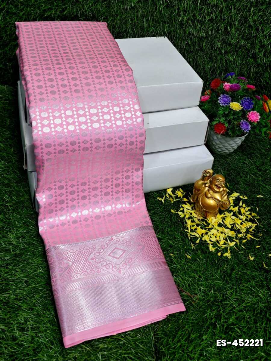 ELITE BRIDAL PICK &PICK SILK SAREES AND WEDDING ART SILK SAREES - BABY PINK (5)