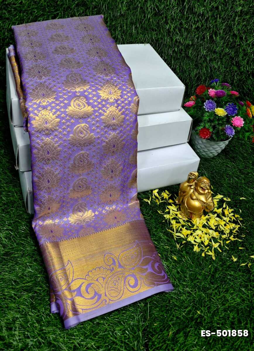 ELITE BRIDAL PICK &PICK SILK SAREES AND WEDDING ART SILK SAREES - PURPLE