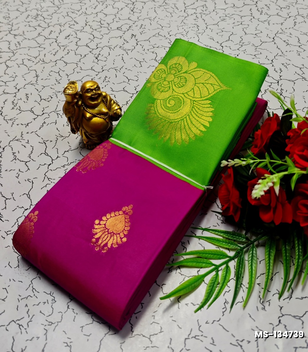 MODERN FANCY SOFT SILK SAREES WITH BUTTA DESIGN - VADAMALLI (1)
