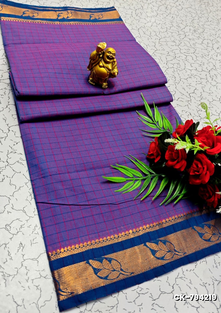 PURE COTTON JARI BORDER SAREES SUMMER SPECIAL COLLECTION - LEVENDOR