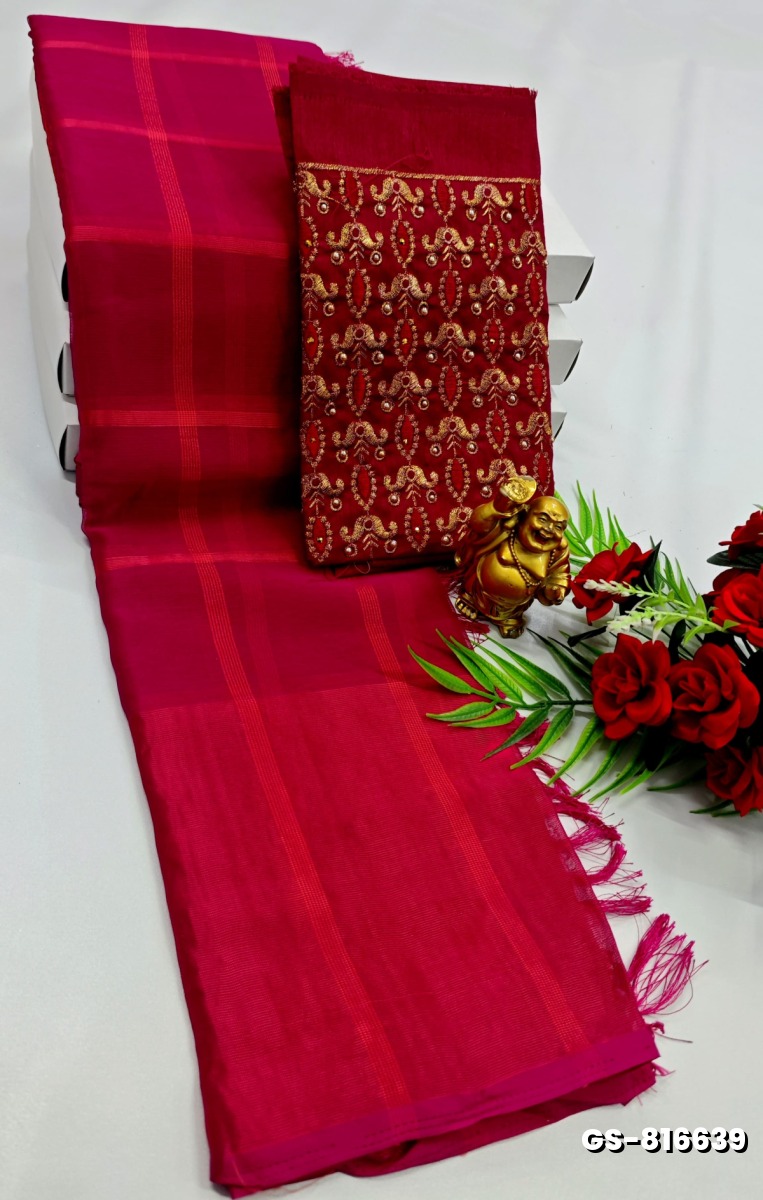 GEORGETTE  FANCY SOFT SILK SAREES - VADAMALLI