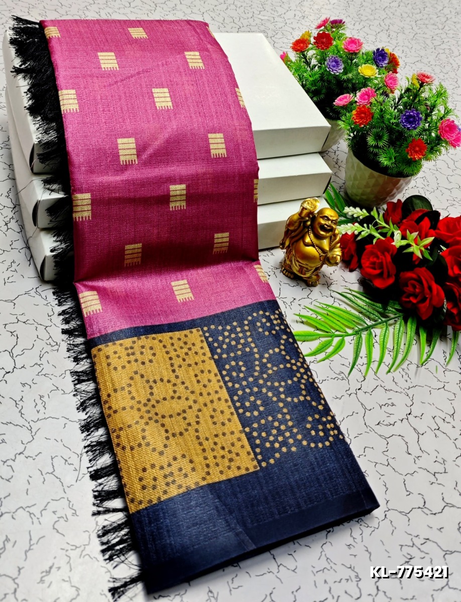 DEGITAL KARGIL PRINTED  COTTON TYPE SAREE - BABY PINK