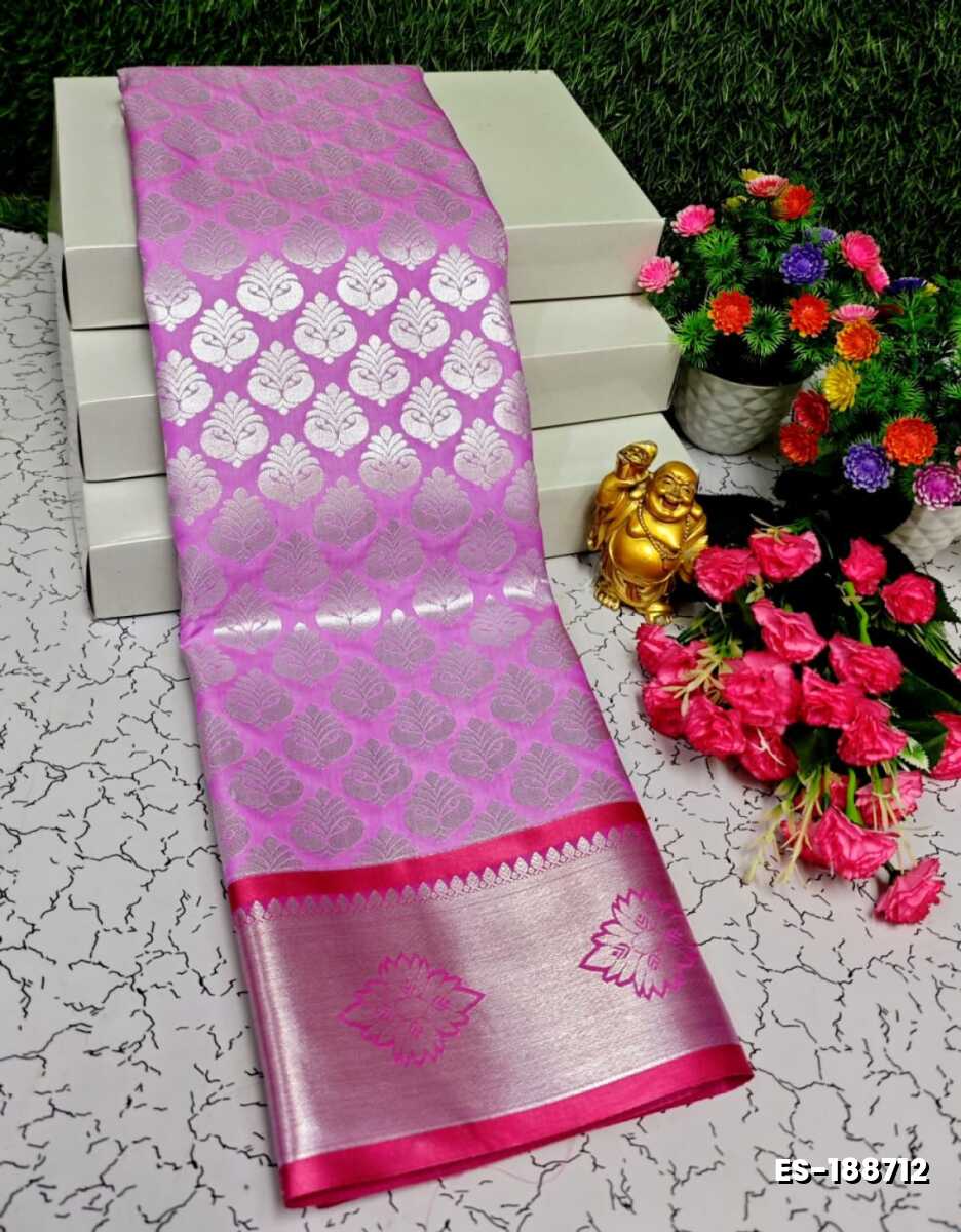 ELITE BRIDAL PICK &PICK SILK SAREES AND WEDDING ART SILK SAREES - PINK (4)
