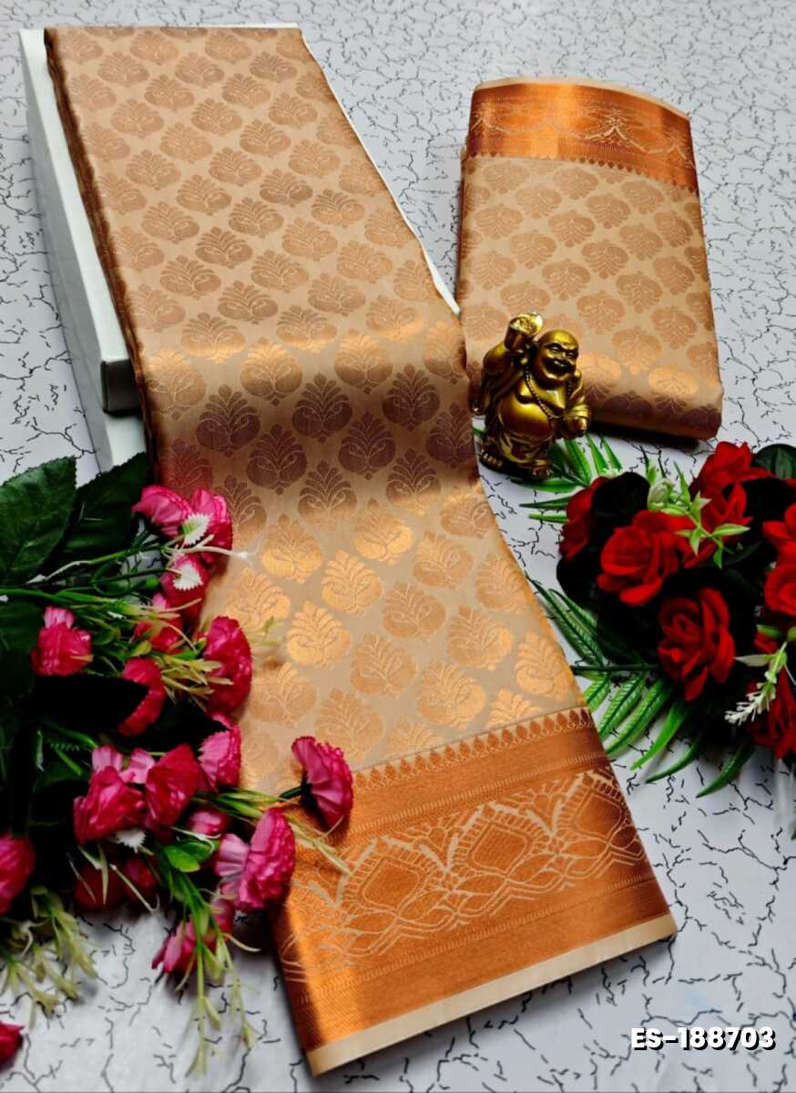ELITE BRIDAL PICK &PICK SILK SAREES AND WEDDING ART SILK SAREES - GOLD (3)