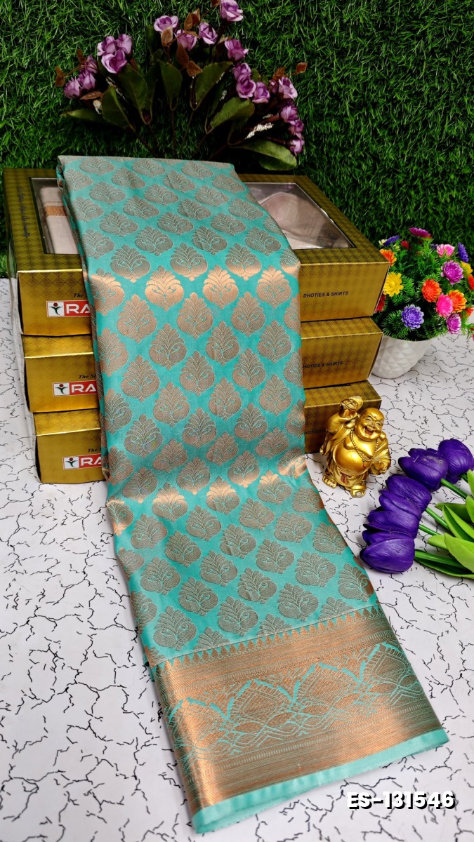 ELITE BRIDAL PICK &PICK SILK SAREES AND WEDDING ART SILK SAREES - LIGHT GREEN SHADE (1)