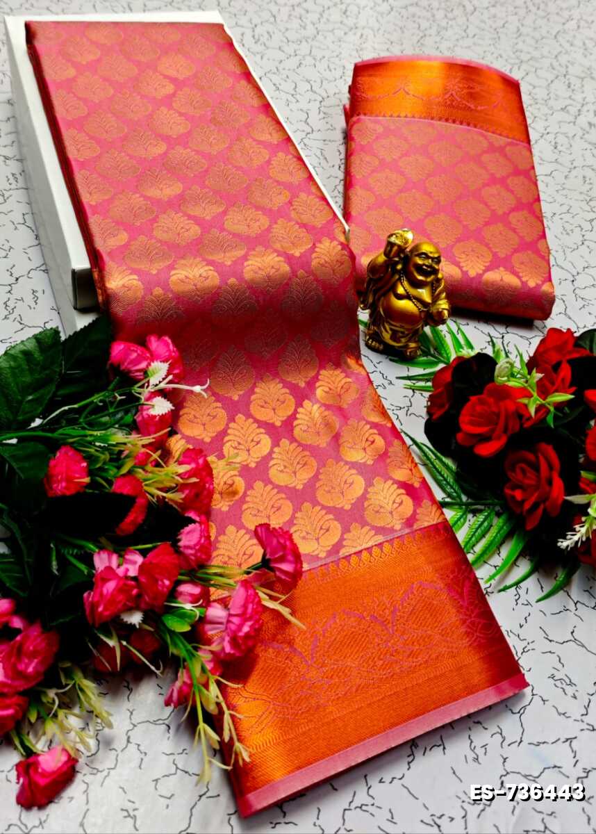ELITE BRIDAL PICK &PICK SILK SAREES AND WEDDING ART SILK SAREES - LIGHT PINK (8)