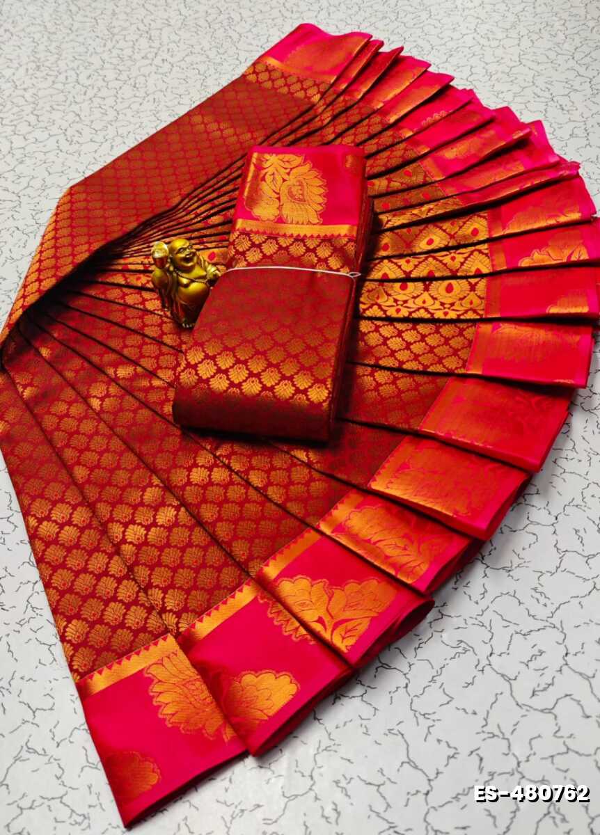 ELITE BRIDAL PICK &PICK SILK SAREES AND WEDDING ART SILK SAREES - MAROON COLOR