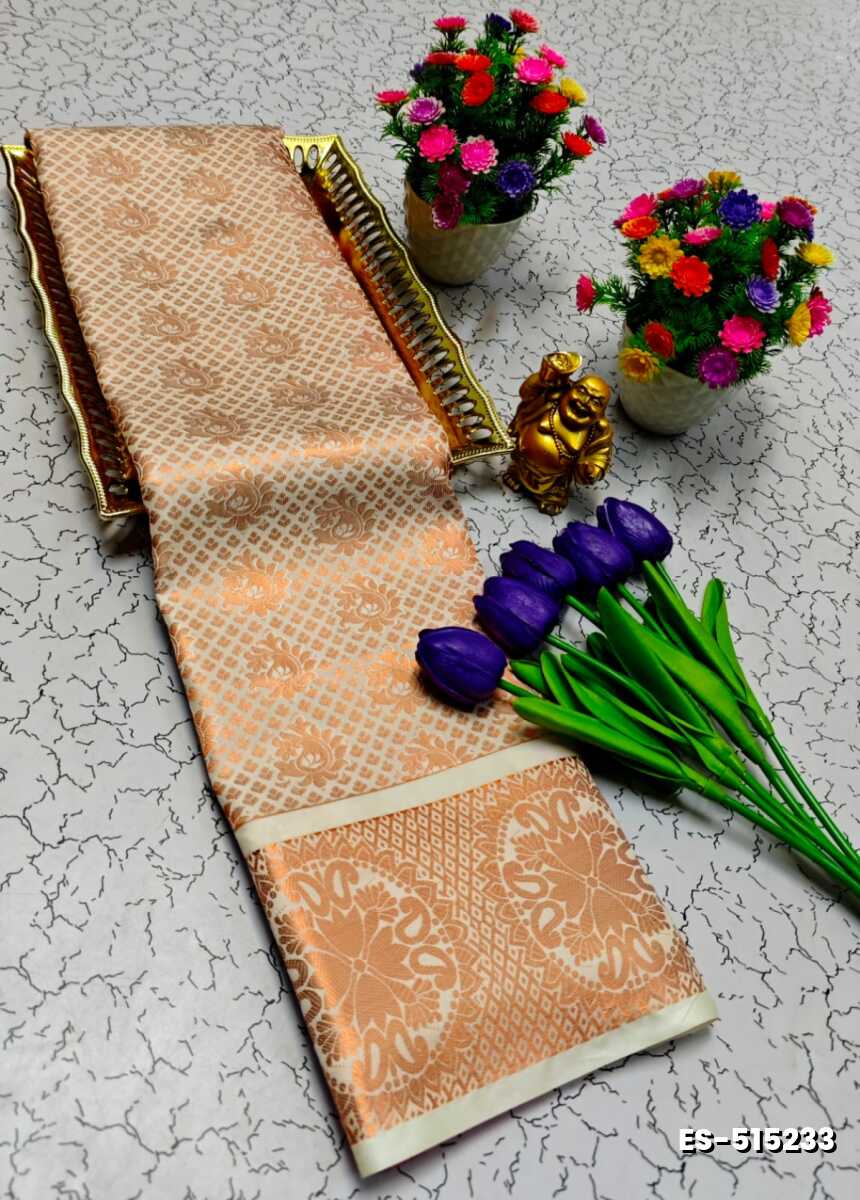 ELITE BRIDAL PICK &PICK SILK SAREES AND WEDDING ART SILK SAREES - CREAM (6)