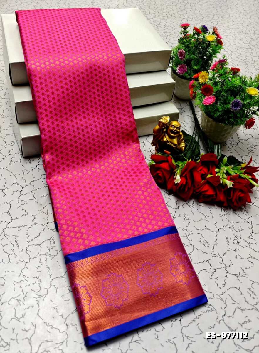 ELITE BRIDAL PICK &PICK SILK SAREES AND WEDDING ART SILK SAREES - PINK (6)
