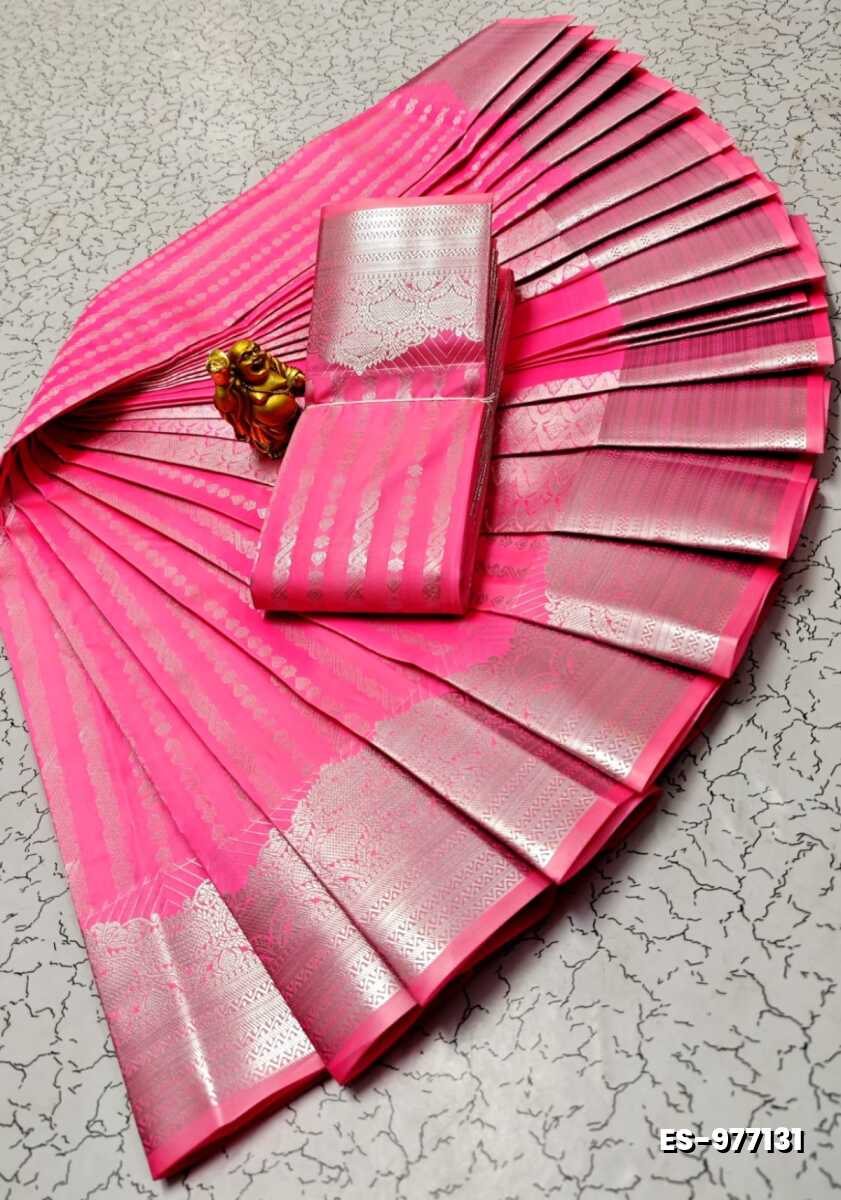 ELITE BRIDAL PICK &PICK SILK SAREES AND WEDDING ART SILK SAREES - DARK PINK (4)