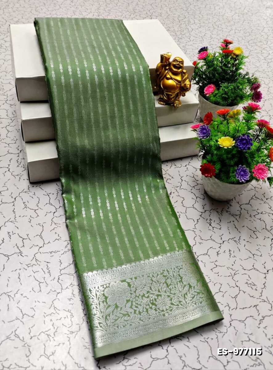 ELITE BRIDAL PICK &PICK SILK SAREES AND WEDDING ART SILK SAREES - GREEN