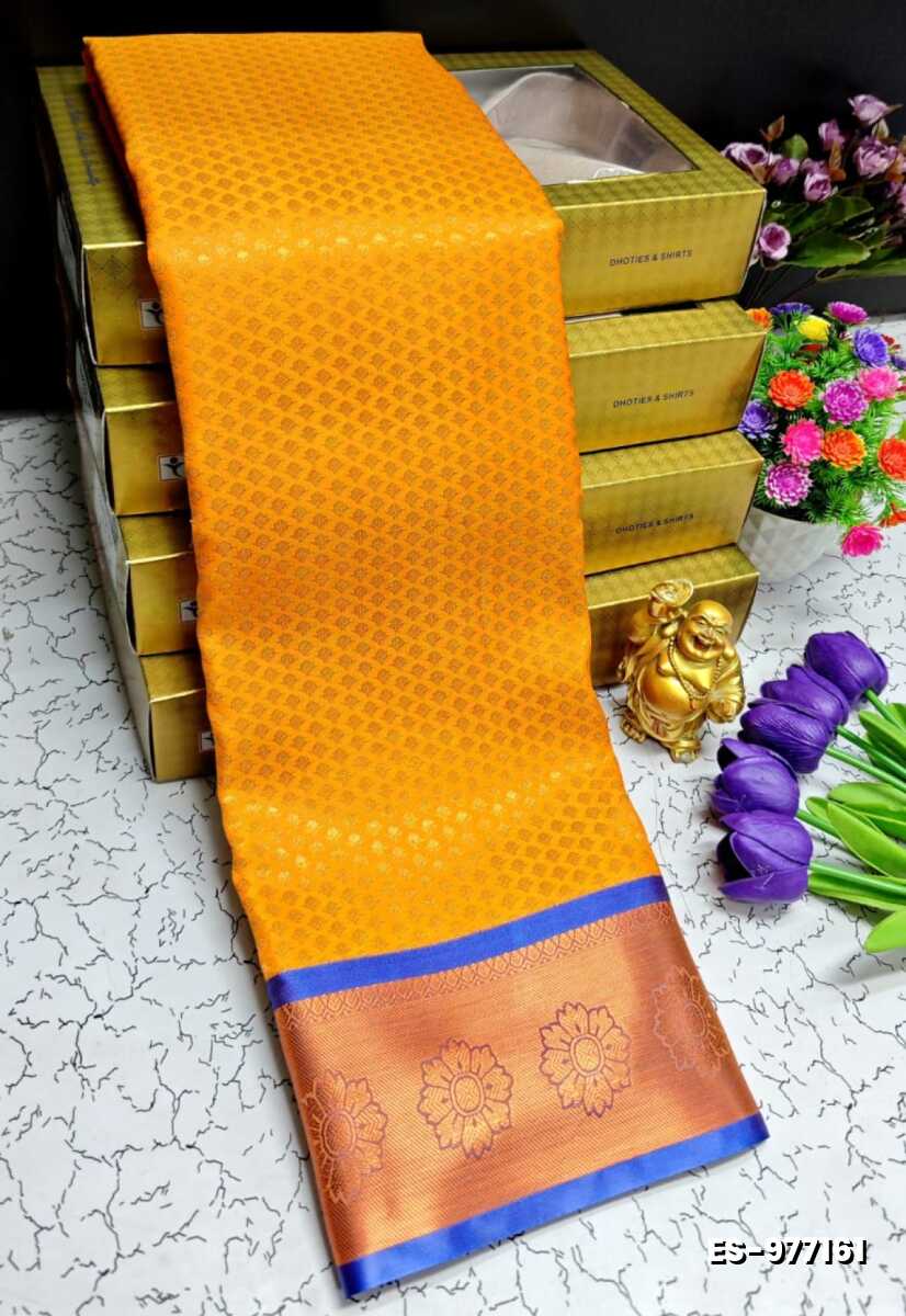 ELITE BRIDAL PICK &PICK SILK SAREES AND WEDDING ART SILK SAREES - YELLOW COLOR (1)