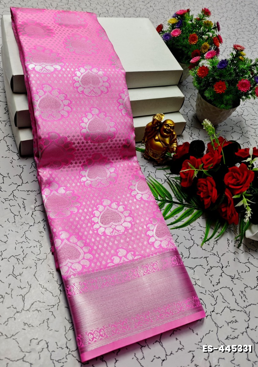 ELITE BRIDAL PICK &PICK SILK SAREES AND WEDDING ART SILK SAREES - DARK PINK (5)