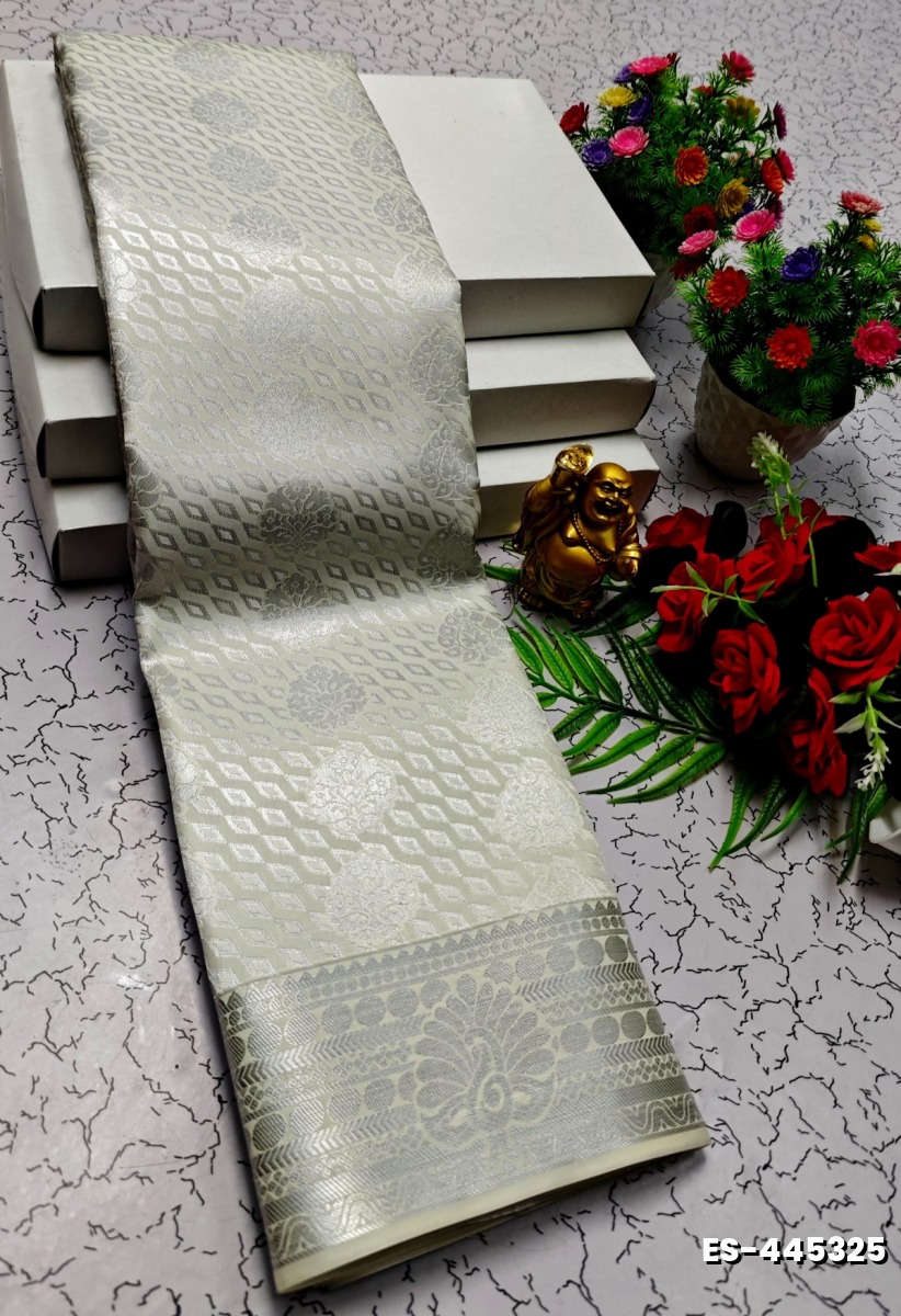 ELITE BRIDAL PICK &PICK SILK SAREES AND WEDDING ART SILK SAREES - WHITE (7)