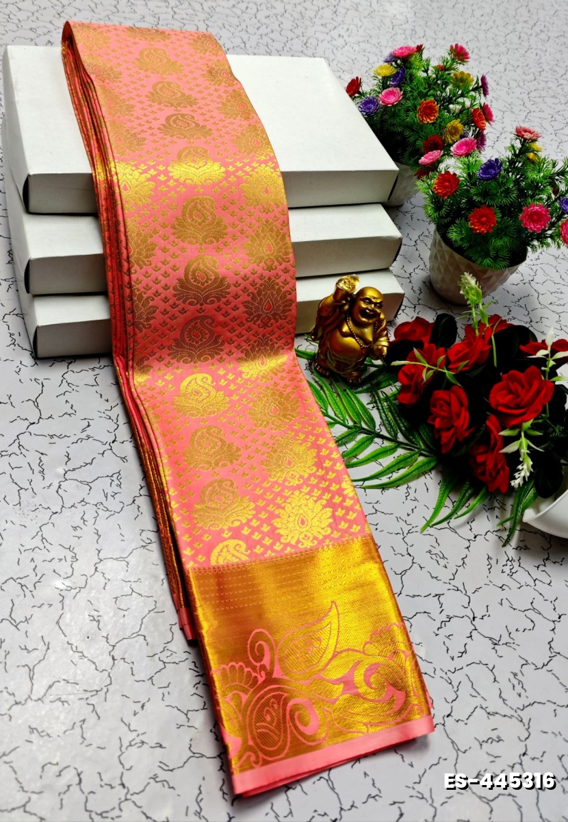 ELITE BRIDAL PICK &PICK SILK SAREES AND WEDDING ART SILK SAREES - ORANGE (6)