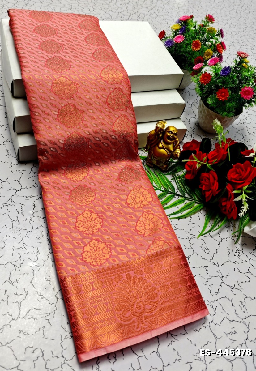 ELITE BRIDAL PICK &PICK SILK SAREES AND WEDDING ART SILK SAREES - BRONCE COLOUR (3)