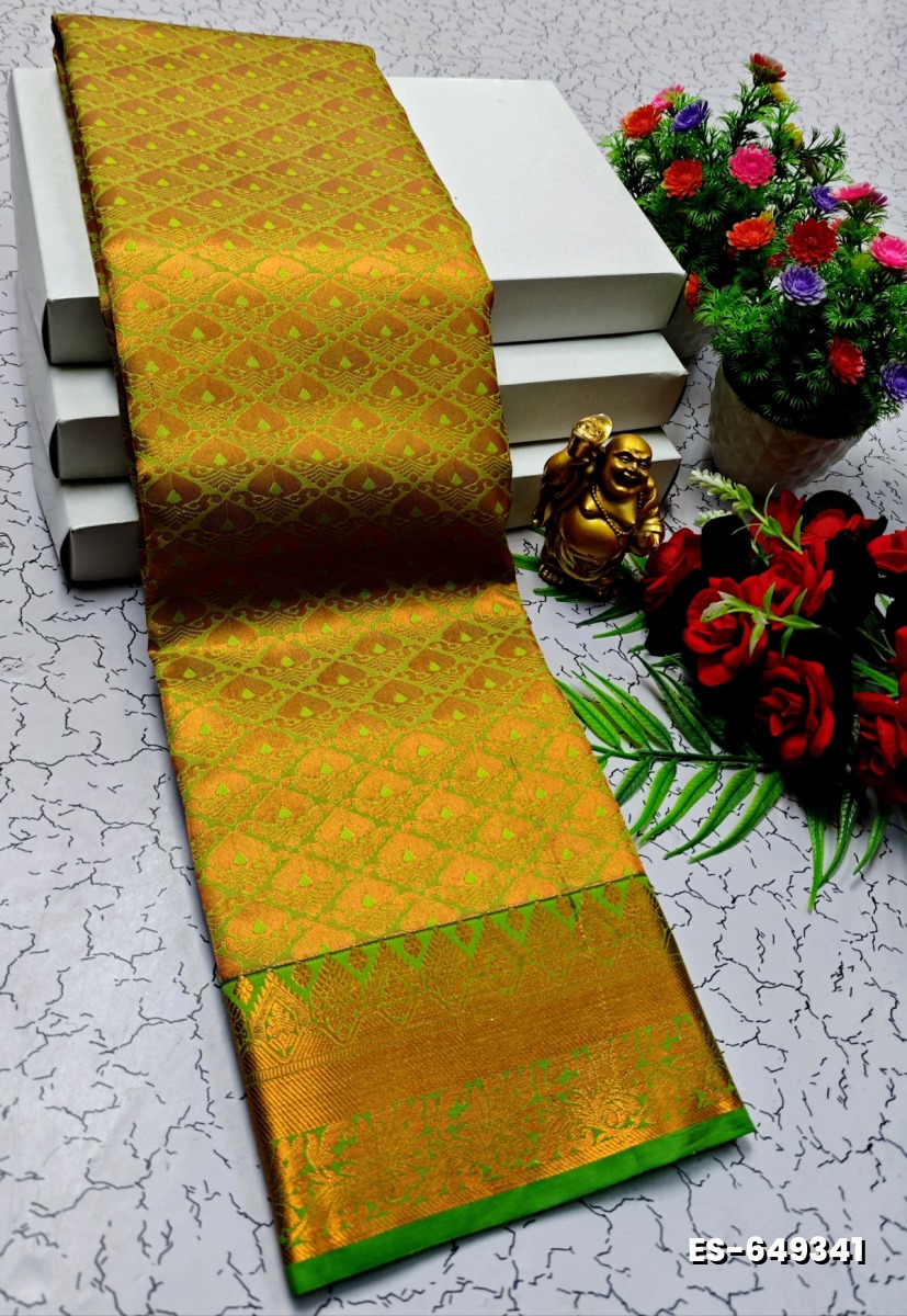 ELITE BRIDAL PICK &PICK SILK SAREES AND WEDDING ART SILK SAREES - LIGHT GREEN (13)