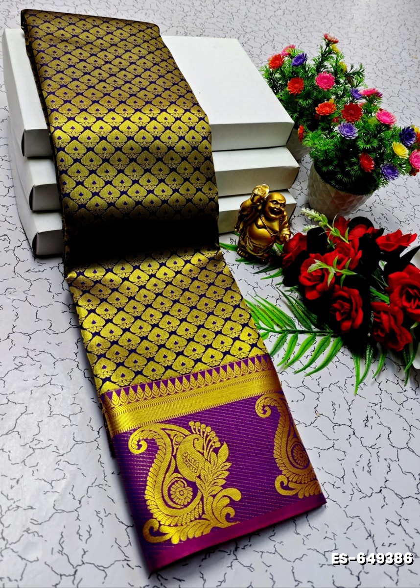 ELITE BRIDAL PICK &PICK SILK SAREES AND WEDDING ART SILK SAREES - R BLUE (3)