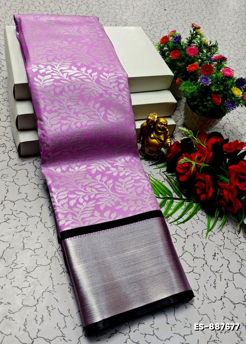 ELITE BRIDAL PICK &PICK SILK SAREES AND WEDDING ART SILK SAREES - MAUVE COLOUR (6)