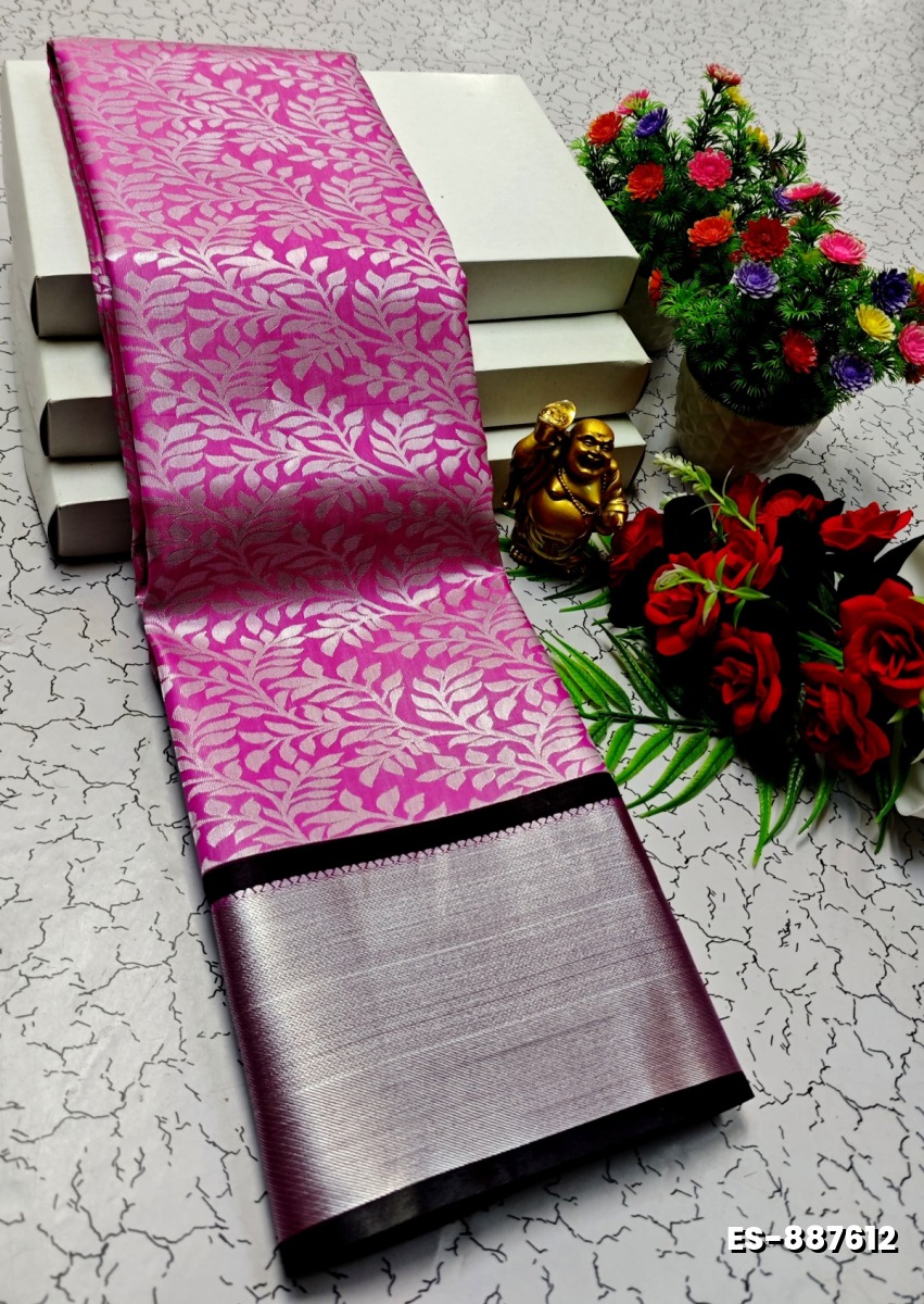 ELITE BRIDAL PICK &PICK SILK SAREES AND WEDDING ART SILK SAREES - PINK (8)