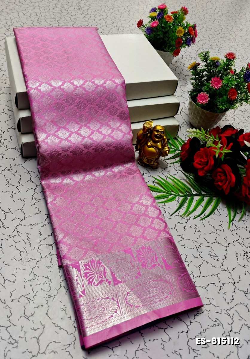 ELITE BRIDAL PICK &PICK SILK SAREES AND WEDDING ART SILK SAREES - PINK (9)