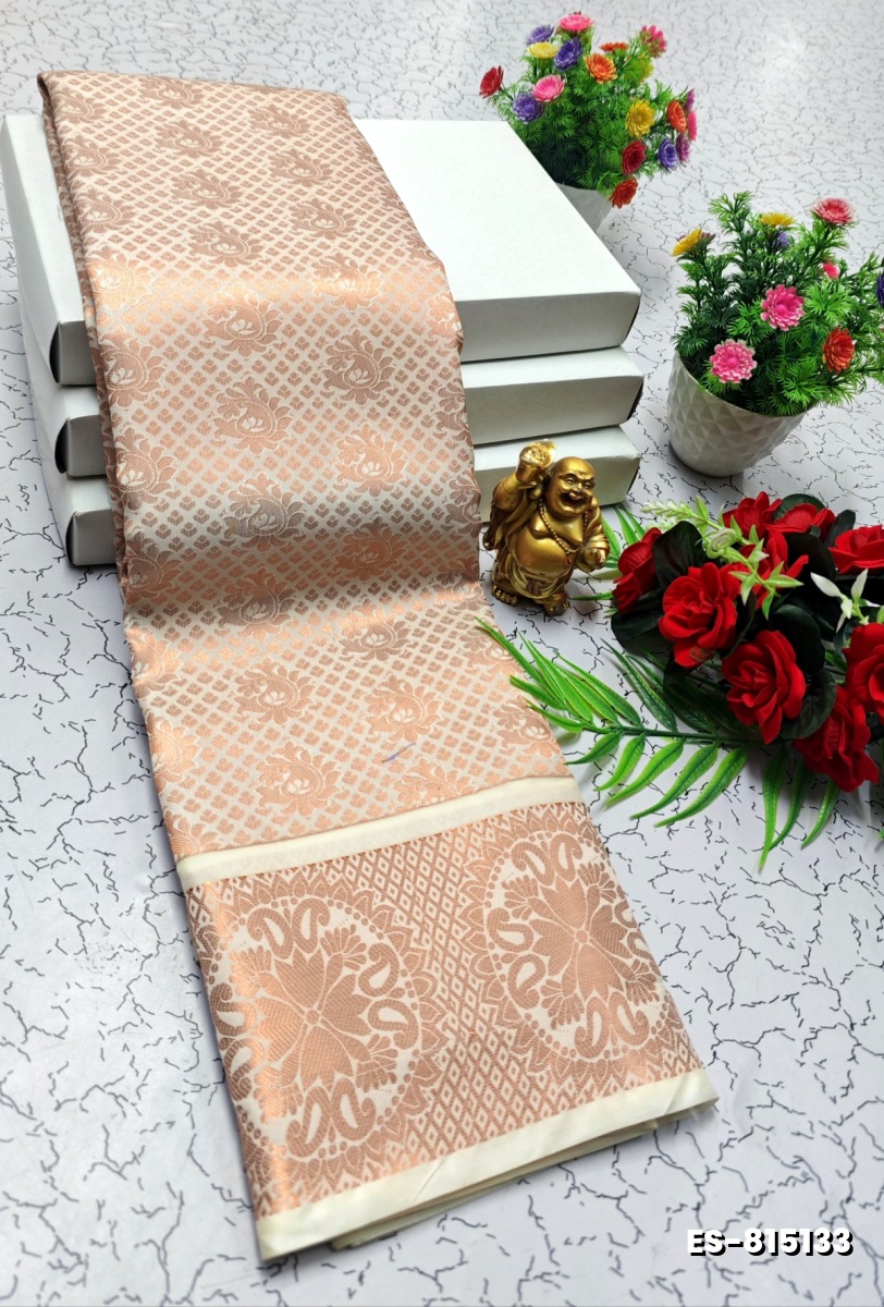 ELITE BRIDAL PICK &PICK SILK SAREES AND WEDDING ART SILK SAREES - CREAM (8)