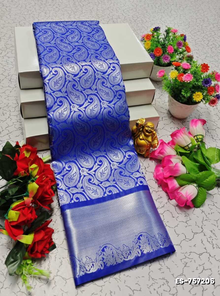 ELITE BRIDAL PICK &PICK SILK SAREES AND WEDDING ART SILK SAREES - ROYAL BLUE (2)