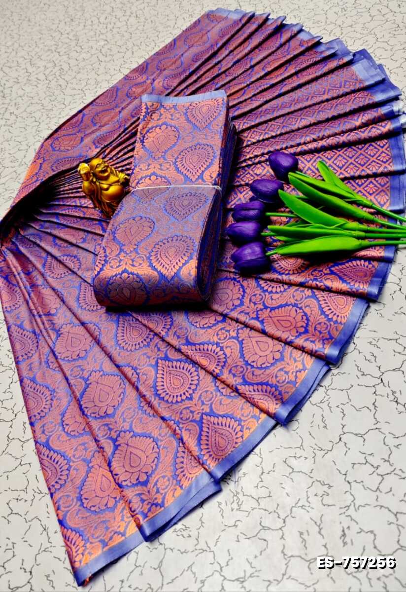 ELITE BRIDAL PICK &PICK SILK SAREES AND WEDDING ART SILK SAREES - NORMAL  BLUE (5)