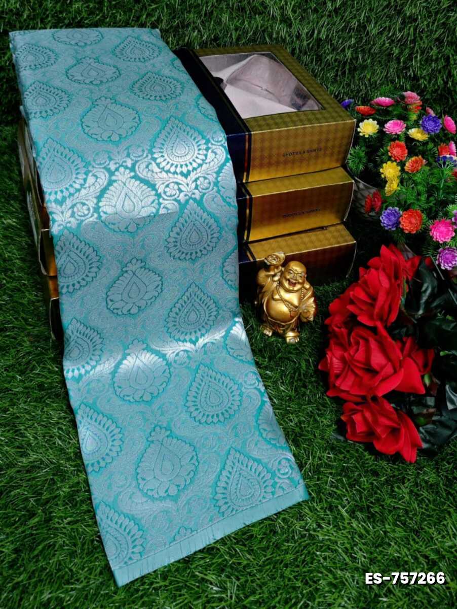 ELITE BRIDAL PICK &PICK SILK SAREES AND WEDDING ART SILK SAREES - TUQUOISE (7)