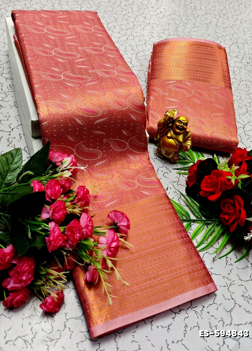 ELITE BRIDAL PICK &PICK SILK SAREES AND WEDDING ART SILK SAREES - LIGHT PINK (18)