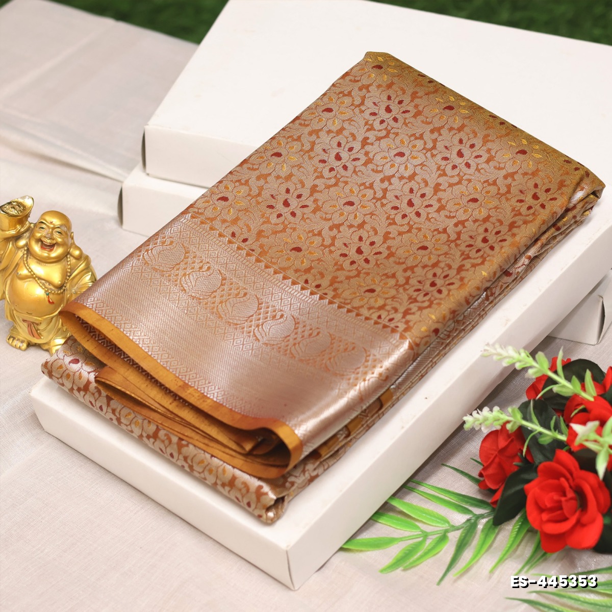 ELITE BRIDAL PICK &PICK SILK SAREES AND WEDDING ART SILK SAREES - BROWN (2)